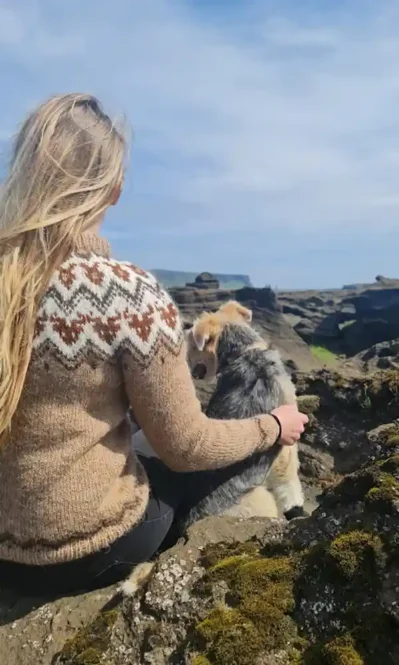 Nautið lopapeysu munstur. Stjörnumerkið nautið, munstur eftir Rakel hjá Lopamunstur.is